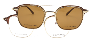 Comma Brillen mit Sonnenclip