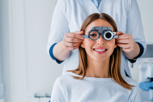 Erfassung biometrischer Daten für Gleitsichtbrille